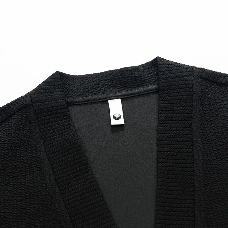 Men’s Winter Zip Cardigan – Stretch Knit Comfort Layer