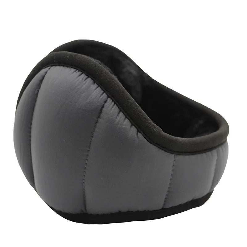Men’s Foldable Plush Winter Earmuffs – Windproof Water-Resistant Ear Warmers for Cycling and Outdoor Wear