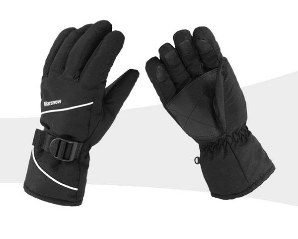 Gants de ski isolants imperméables pour homme - coupe-vent, antidérapants, pour le cyclisme hivernal et le snowboard