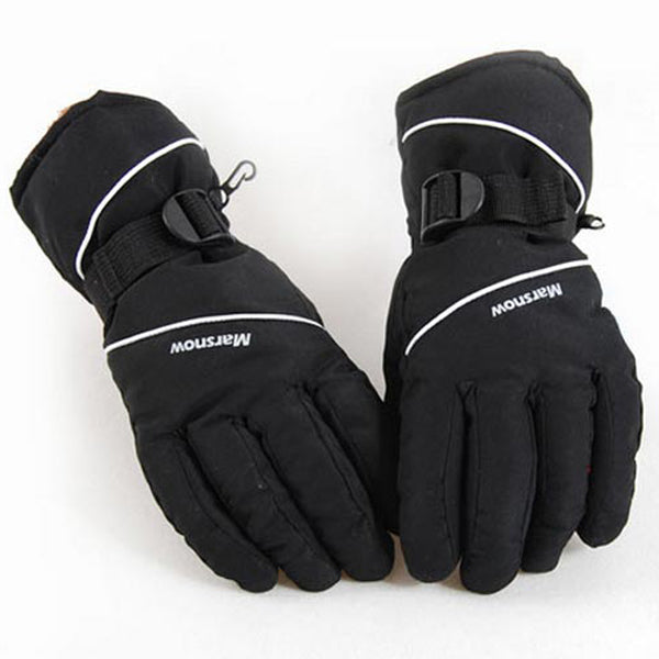 Gants de ski isolants imperméables pour homme - coupe-vent, antidérapants, pour le cyclisme hivernal et le snowboard
