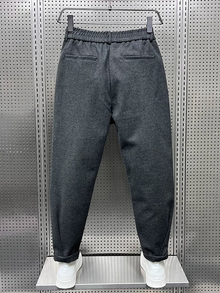 Men’s Pleated Tapered Trousers Relaxed Smart Everyday Fit