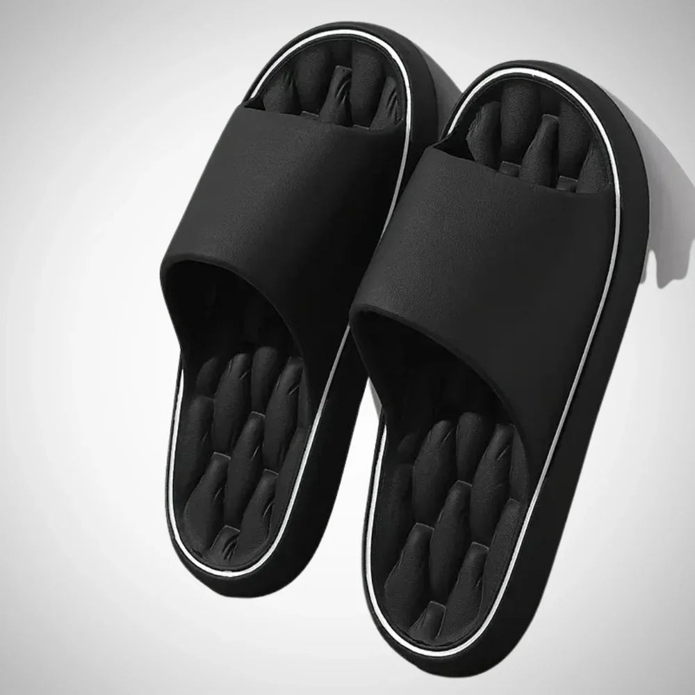 Zapatillas deslizantes de confort para recuperación acolchadas para hombre
