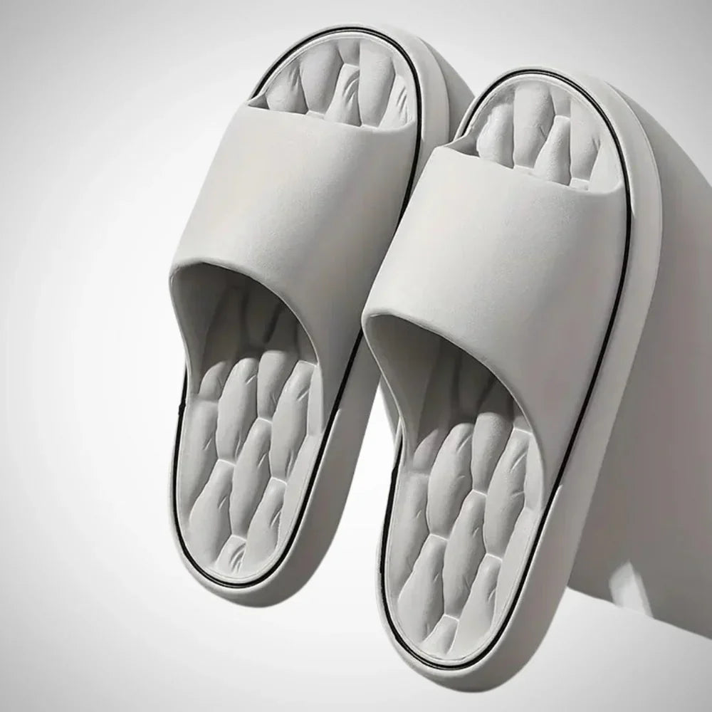 Zapatillas deslizantes de confort para recuperación acolchadas para hombre