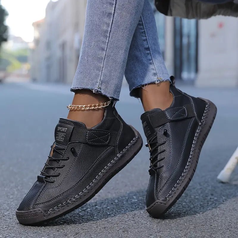 Women’s Ankle Sneakers with Strap Detail Flexible Sole