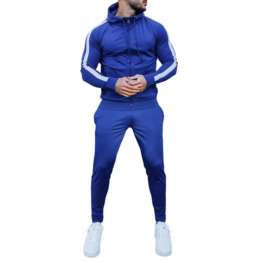 Men’s Tracksuit Set Timeless Style Comfortable Soft Fabric Casual Sportswear Complete Outfit