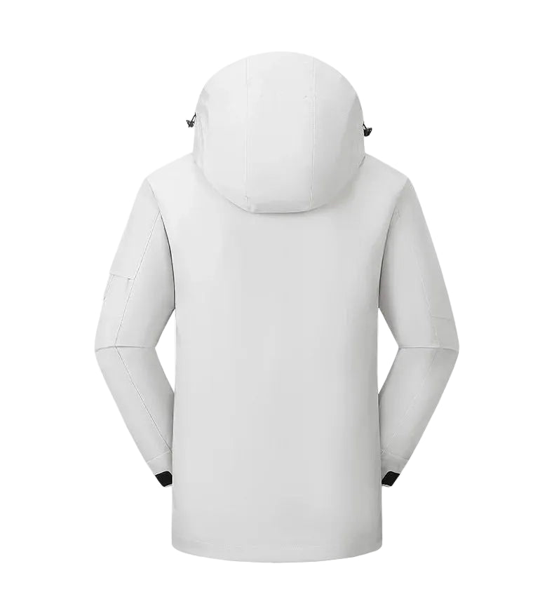 Unisex USB Heated Hooded Jacket – Fleece-Lined Outdoor Layer with Adjustable Temperature Control
