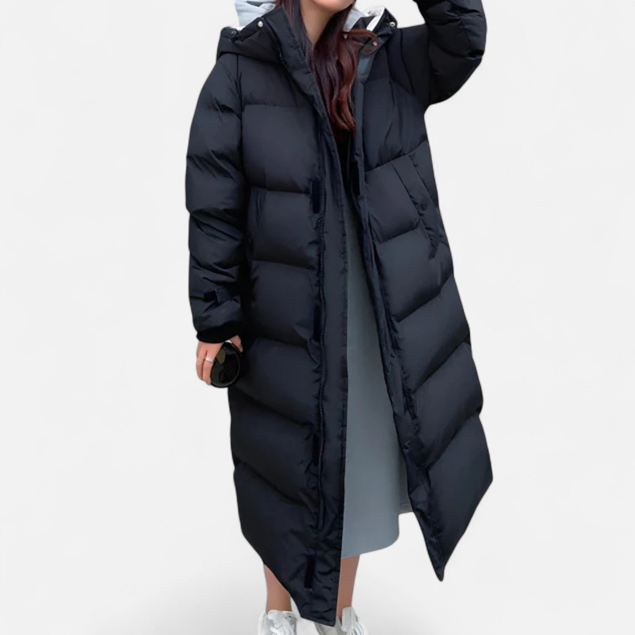 Valmonti | Women’s Long Puffer Jacket – Waterproof Elegance