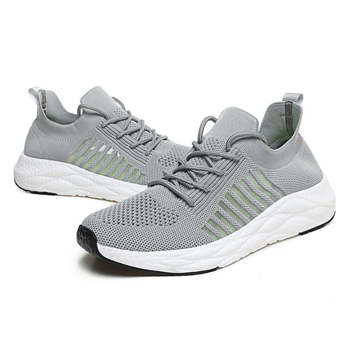 Zapatillas deportivas transpirables para hombre – Calzado casual atlético ligero, cómodo, flexible y acolchado