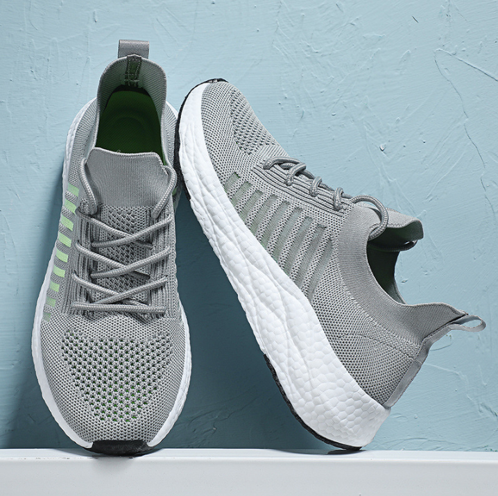 Zapatillas deportivas transpirables para hombre – Calzado casual atlético ligero, cómodo, flexible y acolchado