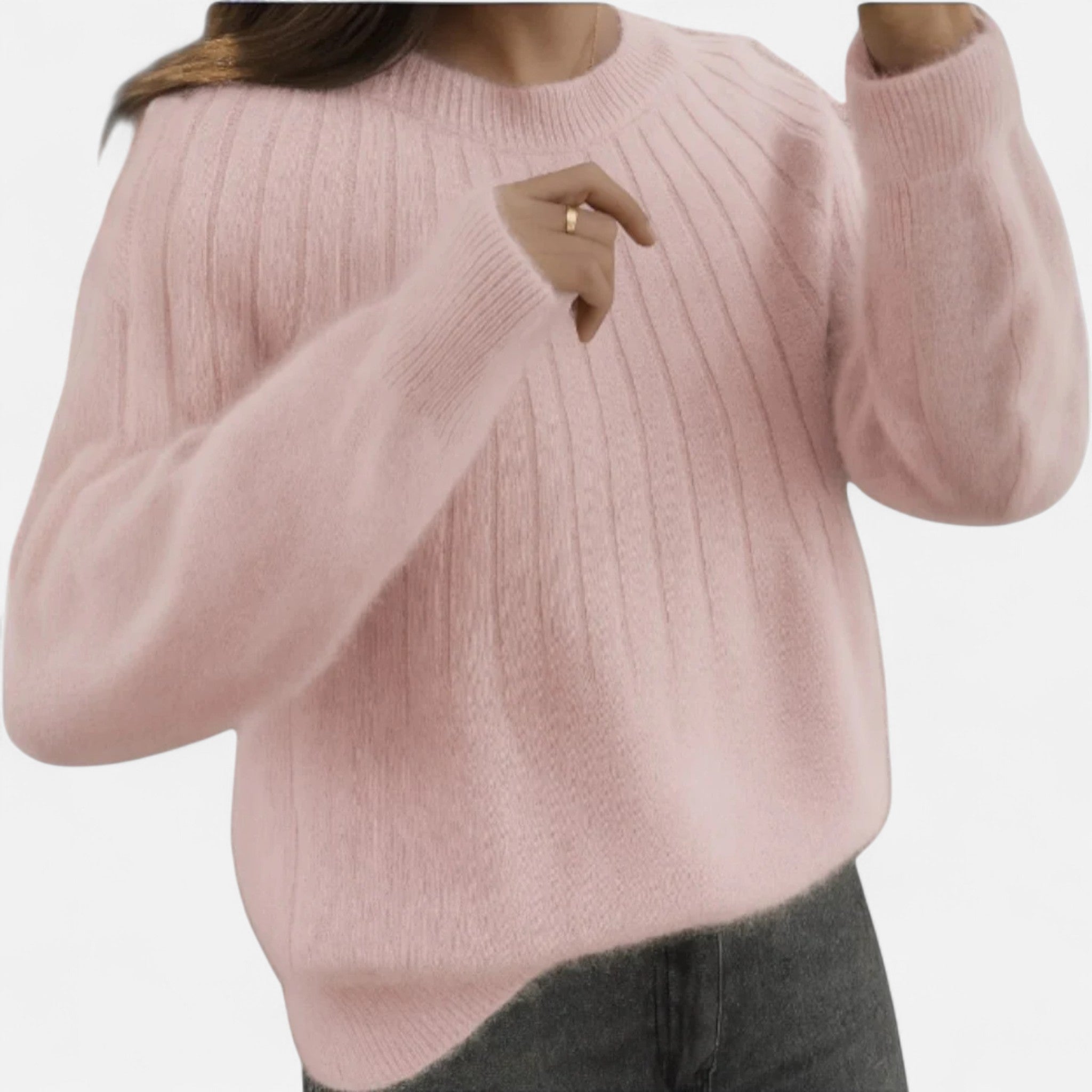Valmonti | Women’s Knit Sweater – Soft Timeless Elegance