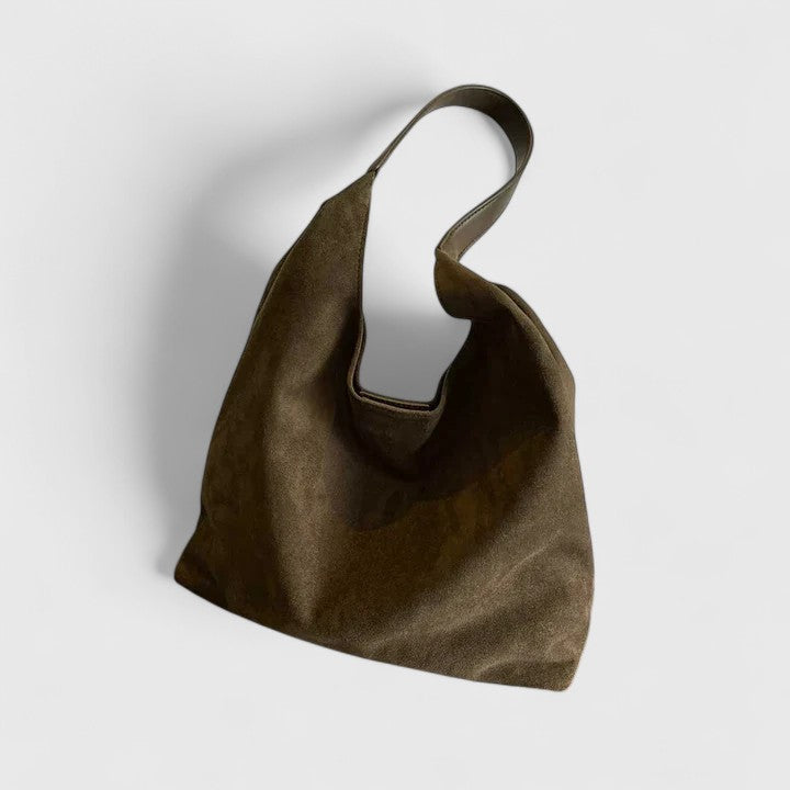 Geantă de umăr lejeră pentru femei – stil minimalist, tip hobo, pentru fiecare zi