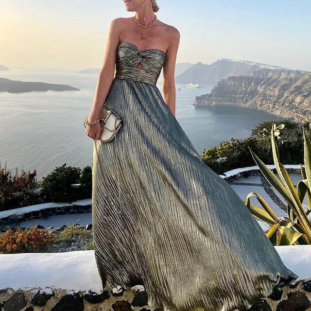 Women’s Elegant Summer Maxi Dress – Lightweight Flowy Comfortable Stylish Casual Chic Outfit