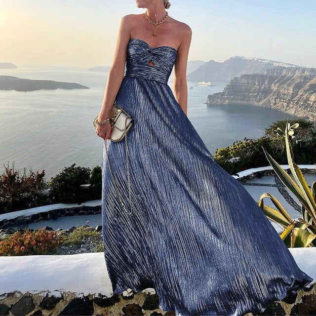Women’s Elegant Summer Maxi Dress – Lightweight Flowy Comfortable Stylish Casual Chic Outfit