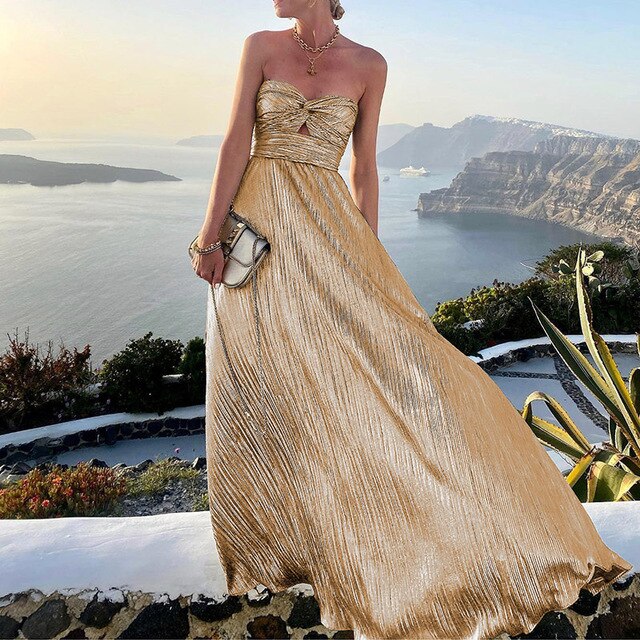 Women’s Elegant Summer Maxi Dress – Lightweight Flowy Comfortable Stylish Casual Chic Outfit