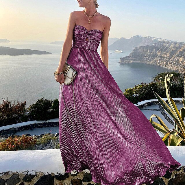 Women’s Elegant Summer Maxi Dress – Lightweight Flowy Comfortable Stylish Casual Chic Outfit