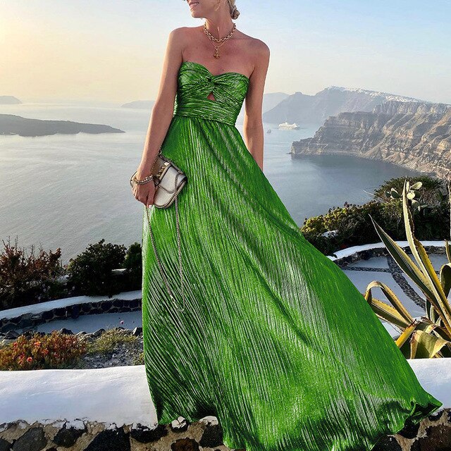 Women’s Elegant Summer Maxi Dress – Lightweight Flowy Comfortable Stylish Casual Chic Outfit