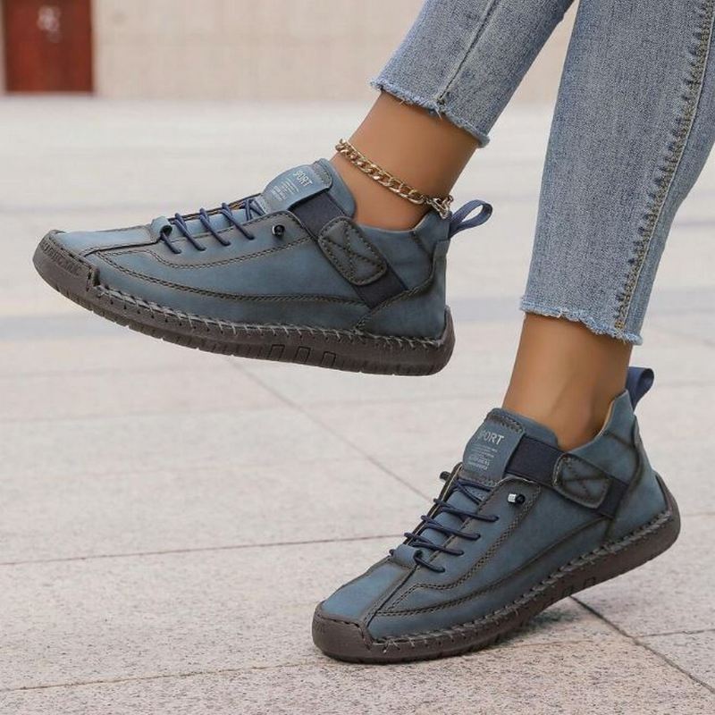 Damen-High-Top-Schnürsneaker – lässige Alltagsschuhe zum Gehen