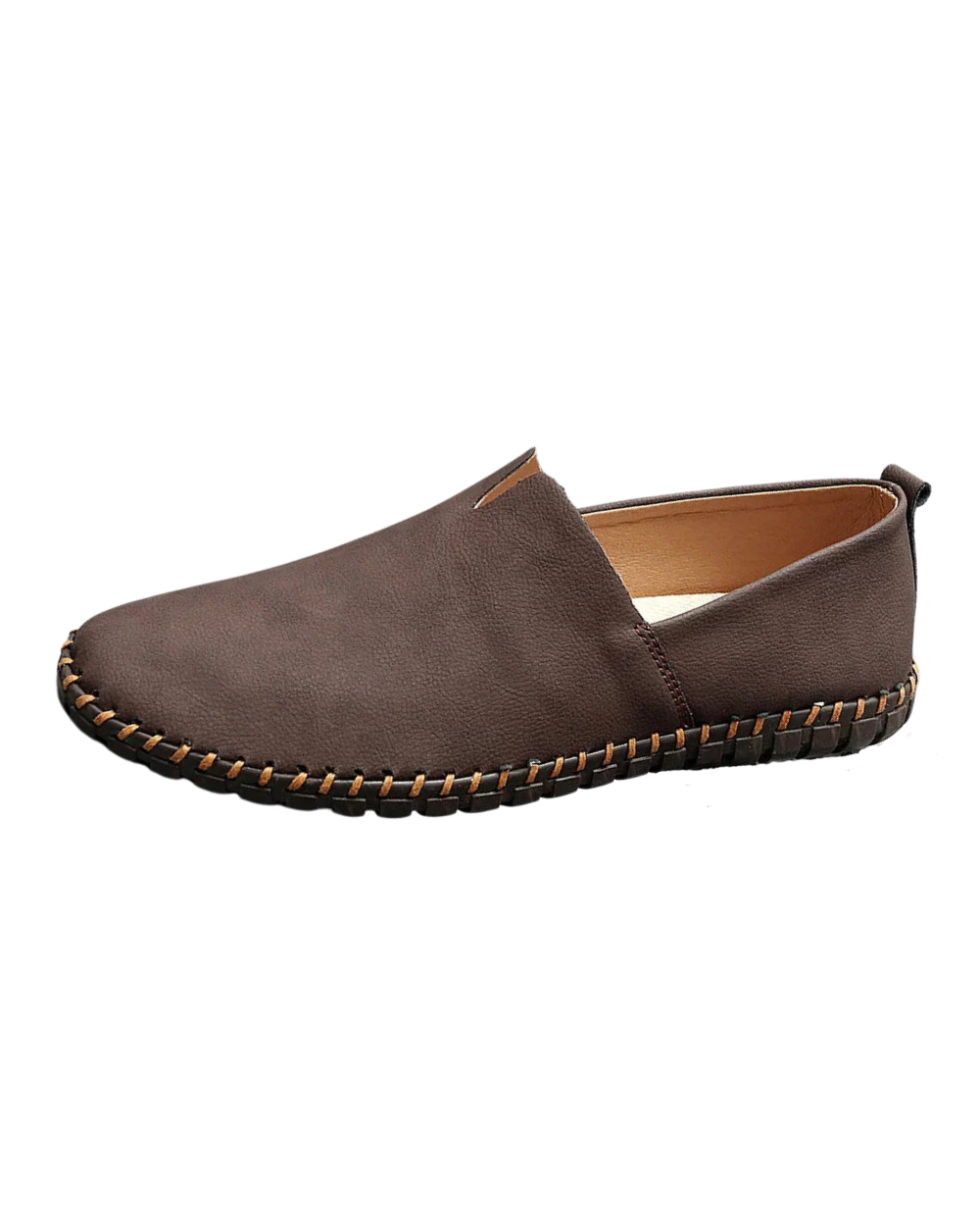 Herre klassiske læder loafers komfortable hverdags sko til smart casual brug