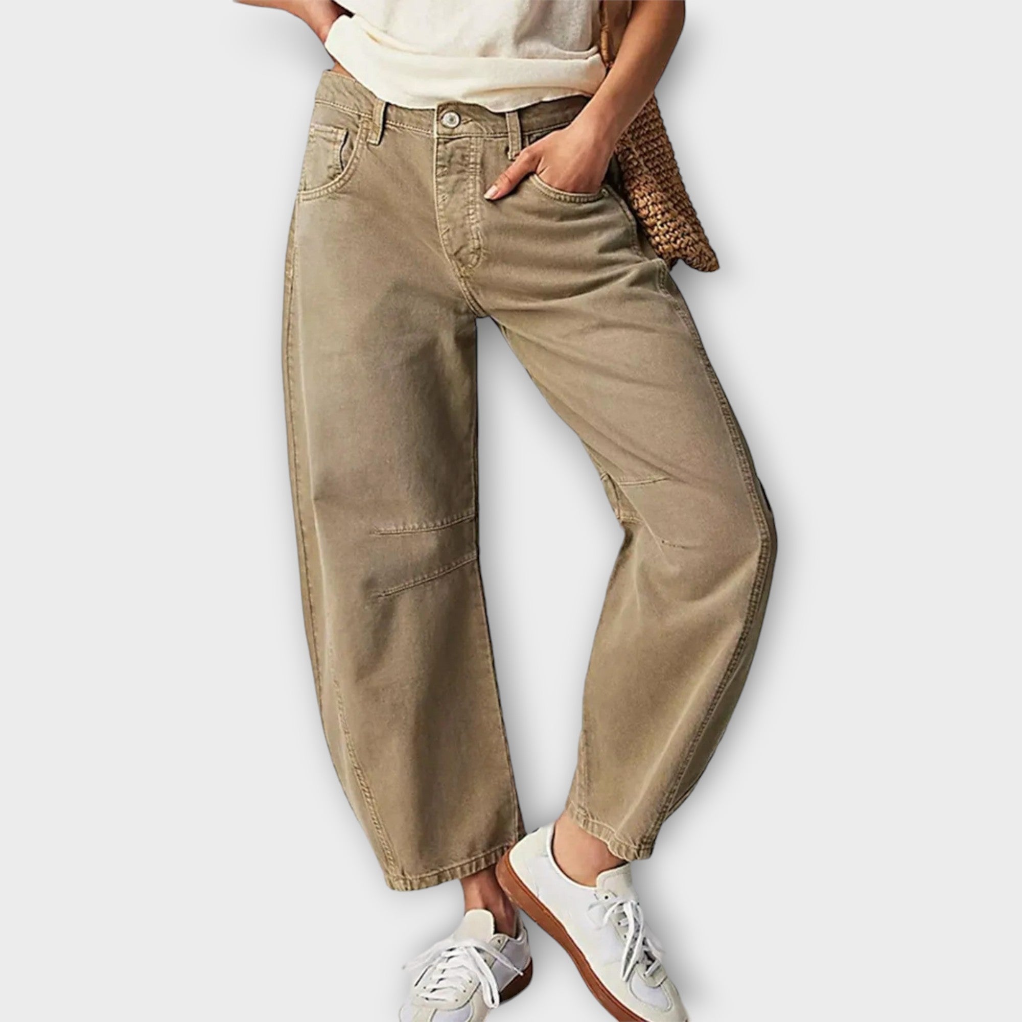 Women’s High Waist Wide Leg Relaxed Fit Jeans