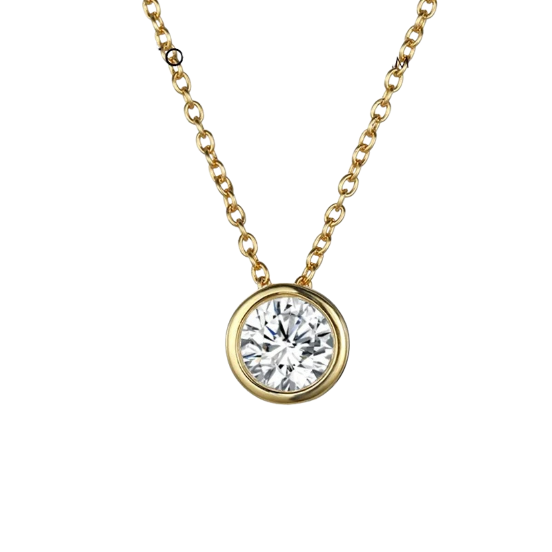 Men’s Stainless Steel Birthstone Necklace – Modern Pendant Jewellery for Personal Everyday Styling