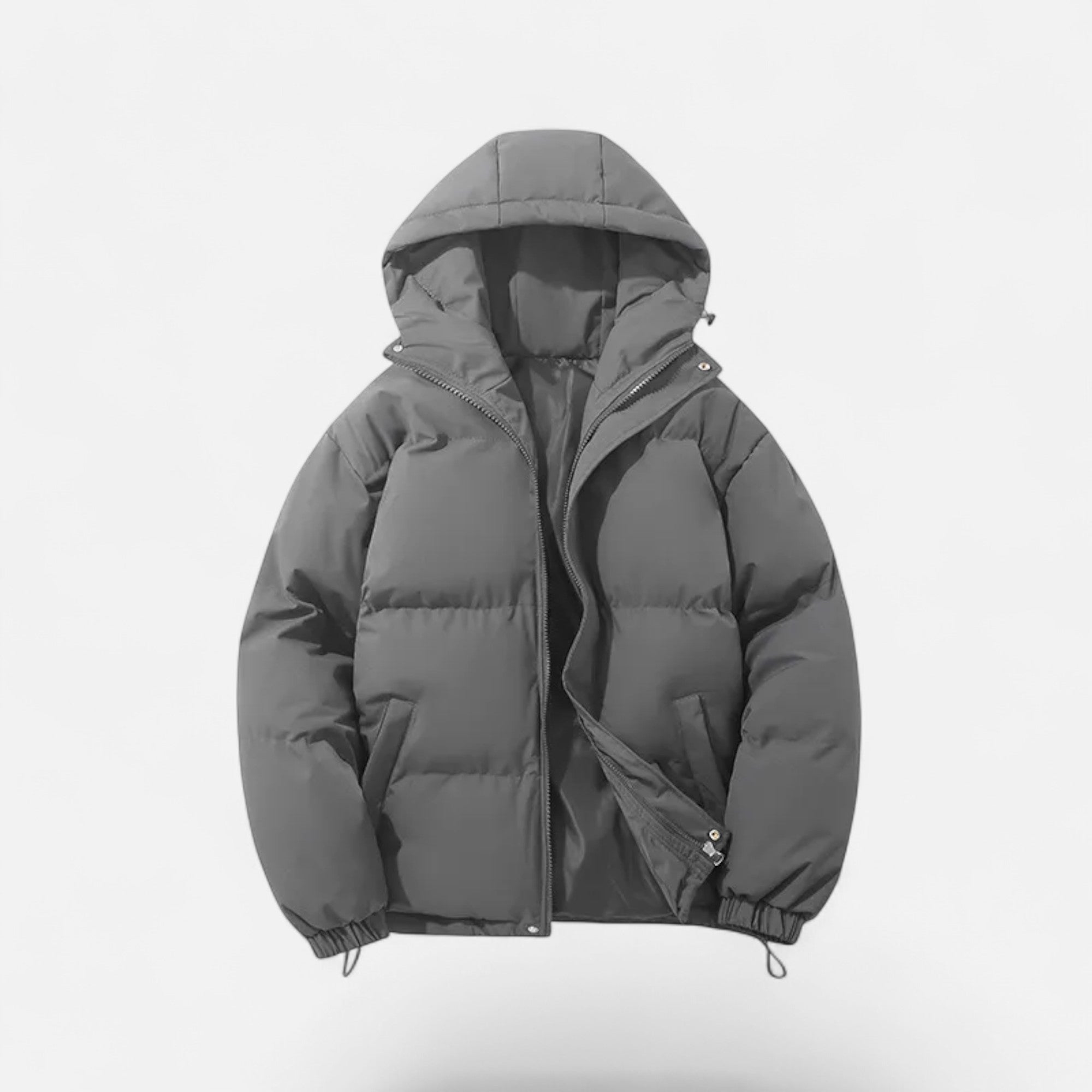 Valmonti | Men’s Hooded Solid-Colour Padded Jacket