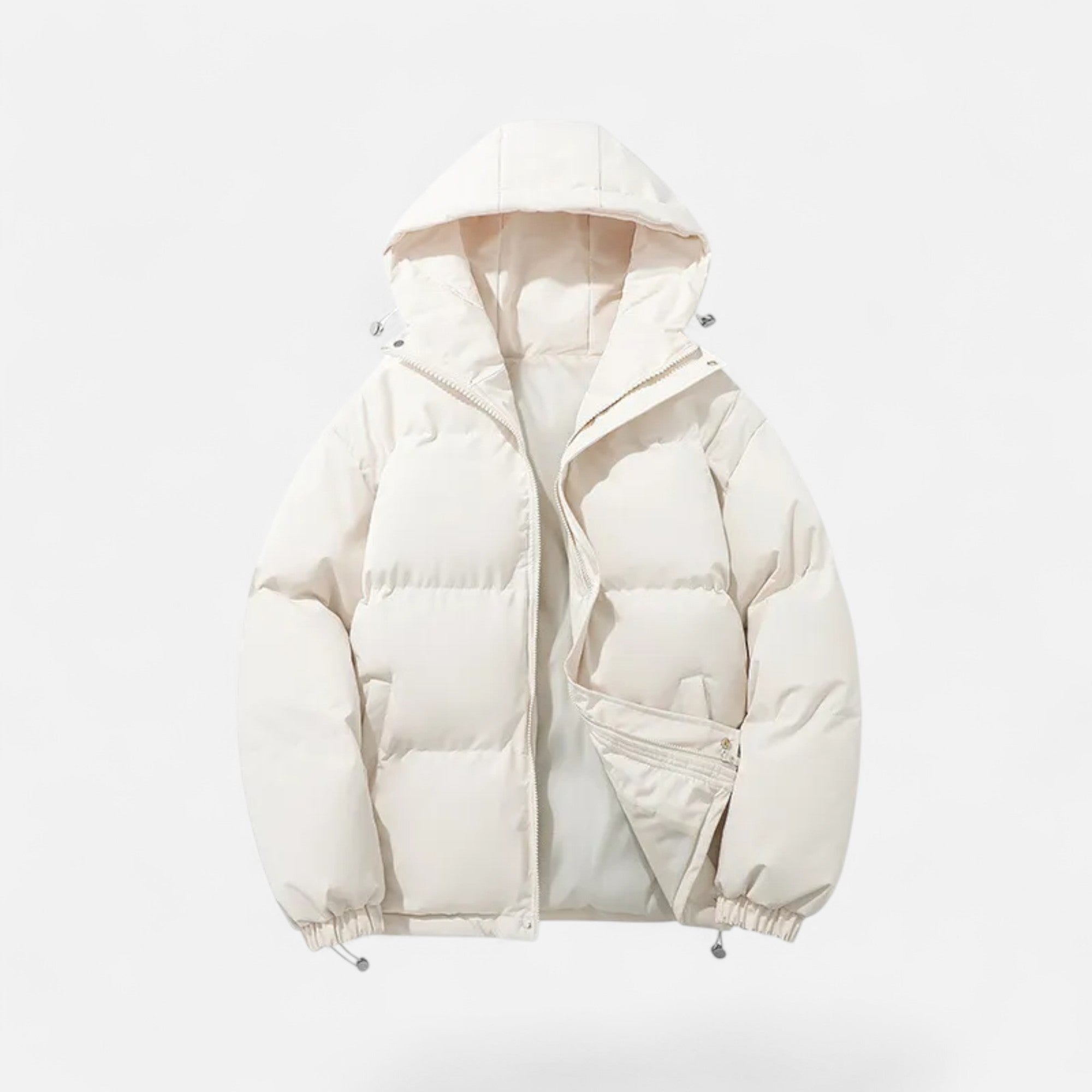 Valmonti | Men’s Hooded Solid-Colour Padded Jacket