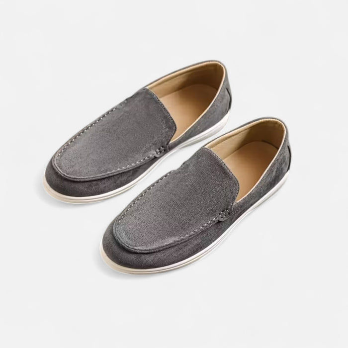 Valmonti | Men’s Leather-Slip Driving Loafer