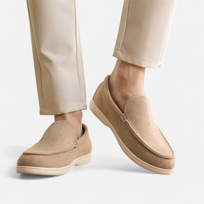 Valmonti | Men’s Leather-Slip Driving Loafer