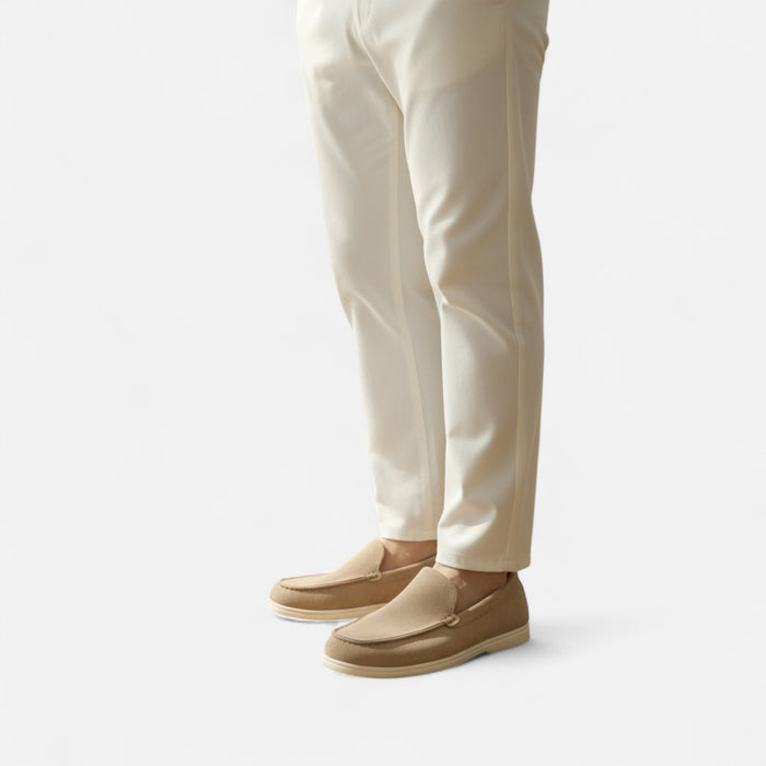 Valmonti | Men’s Leather-Slip Driving Loafer