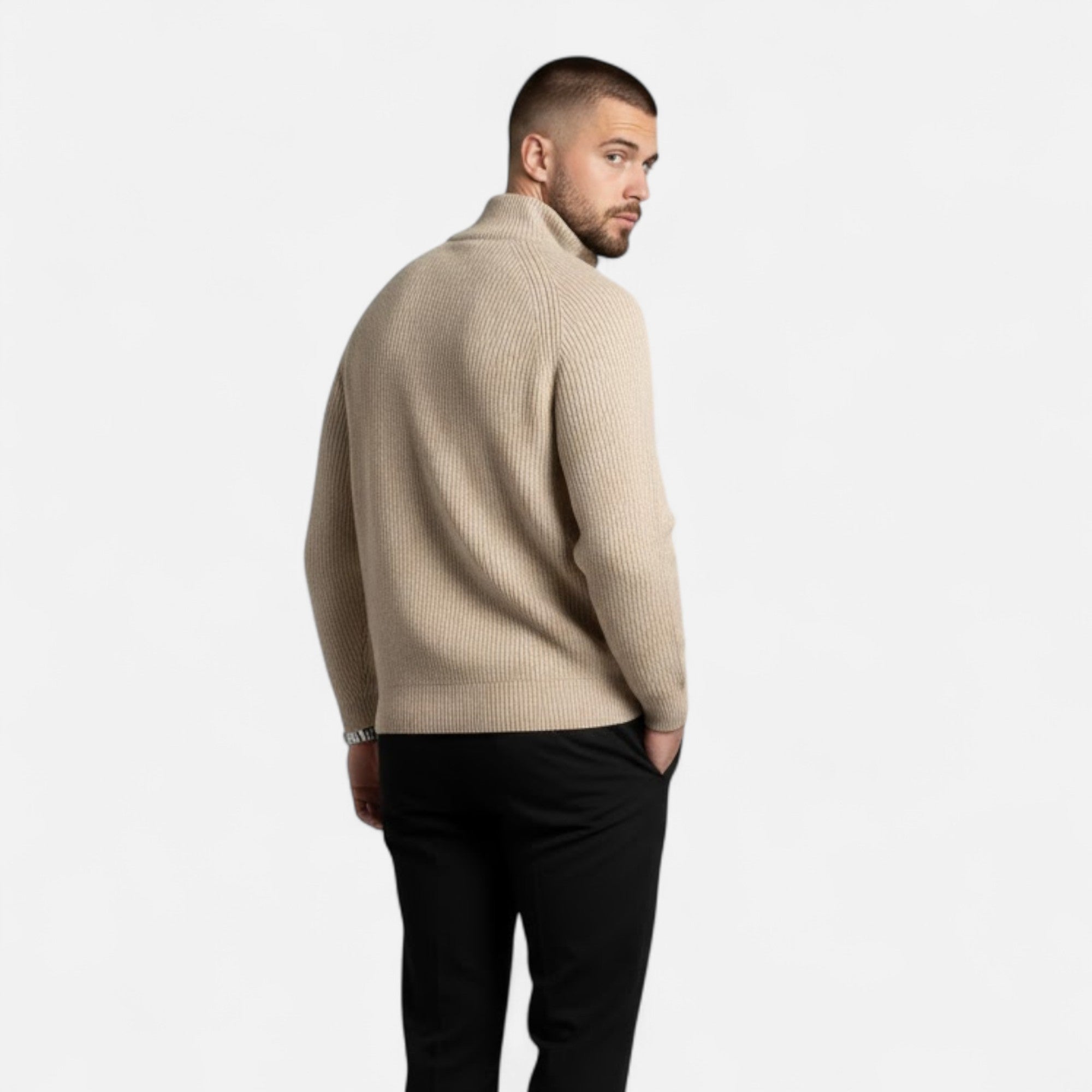 Valmonti | Men’s Loose-Fit Luxury Knit Sweater