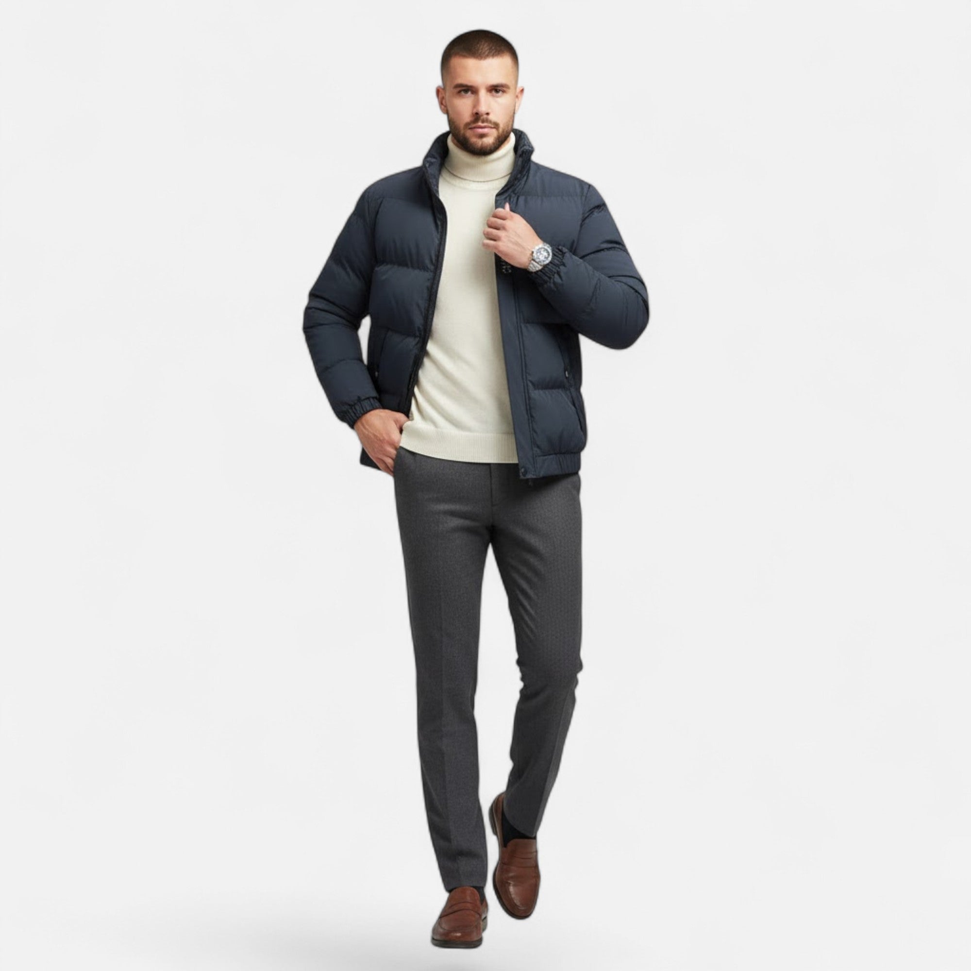 Valmonti | Men’s Luxe Down-Padded Winter Jacket