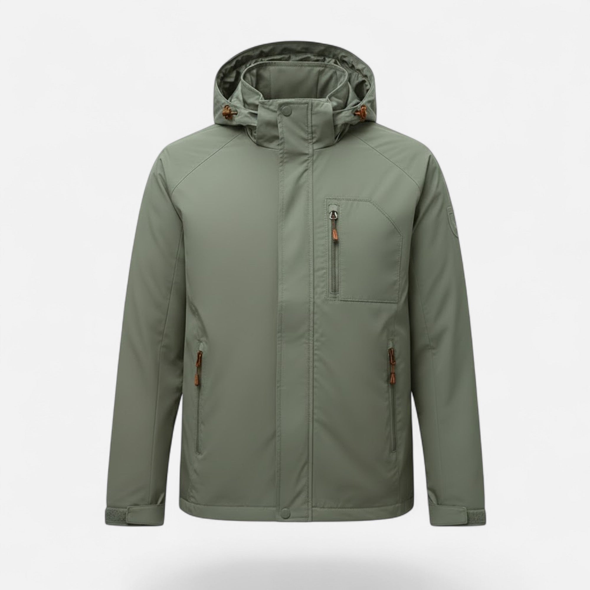 Valmonti | Men’s Solid-Colour Stand-Collar Outdoor Jacket