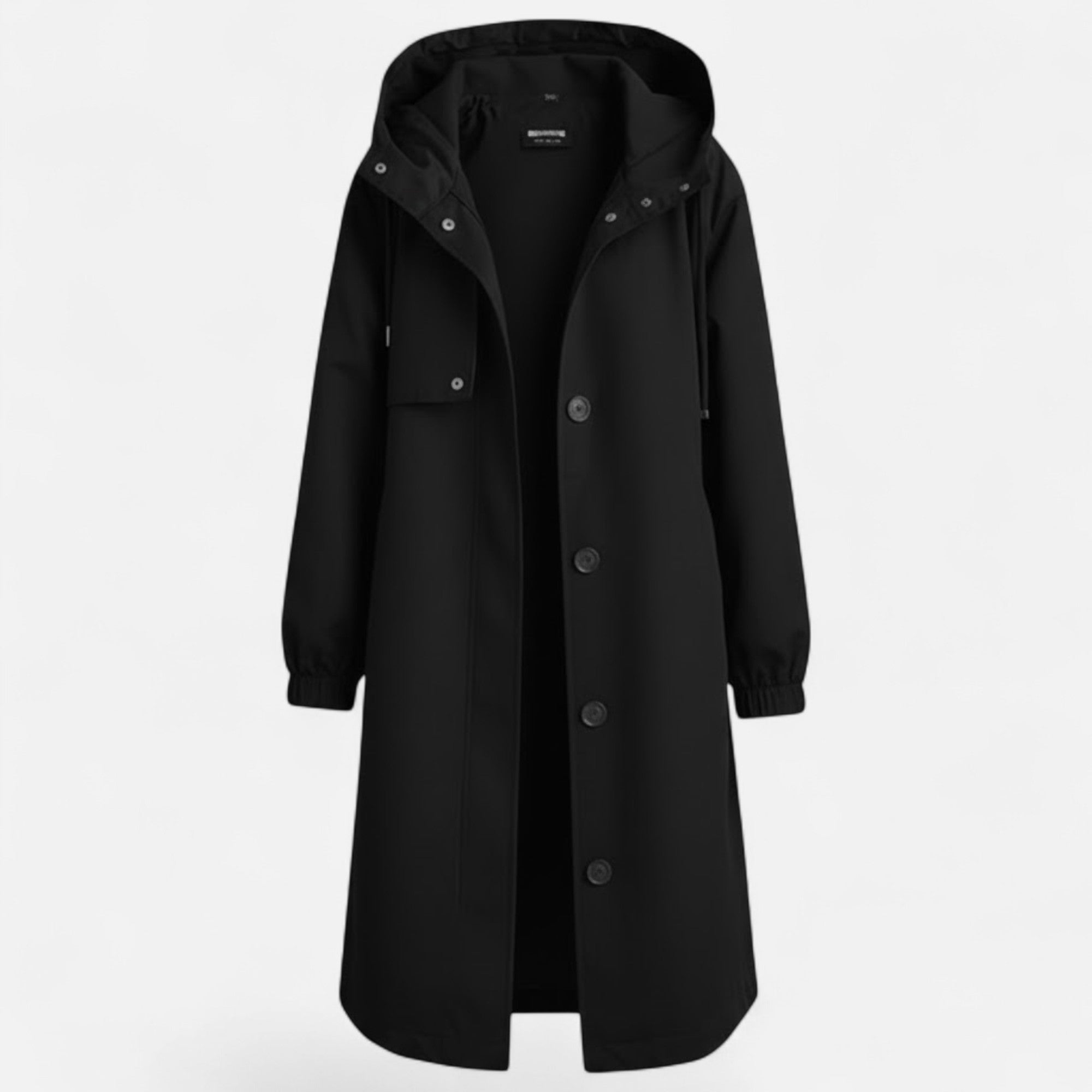 Valmonti | Women’s Mid-Length Windbreaker Coat – Elegant Cotton Coat