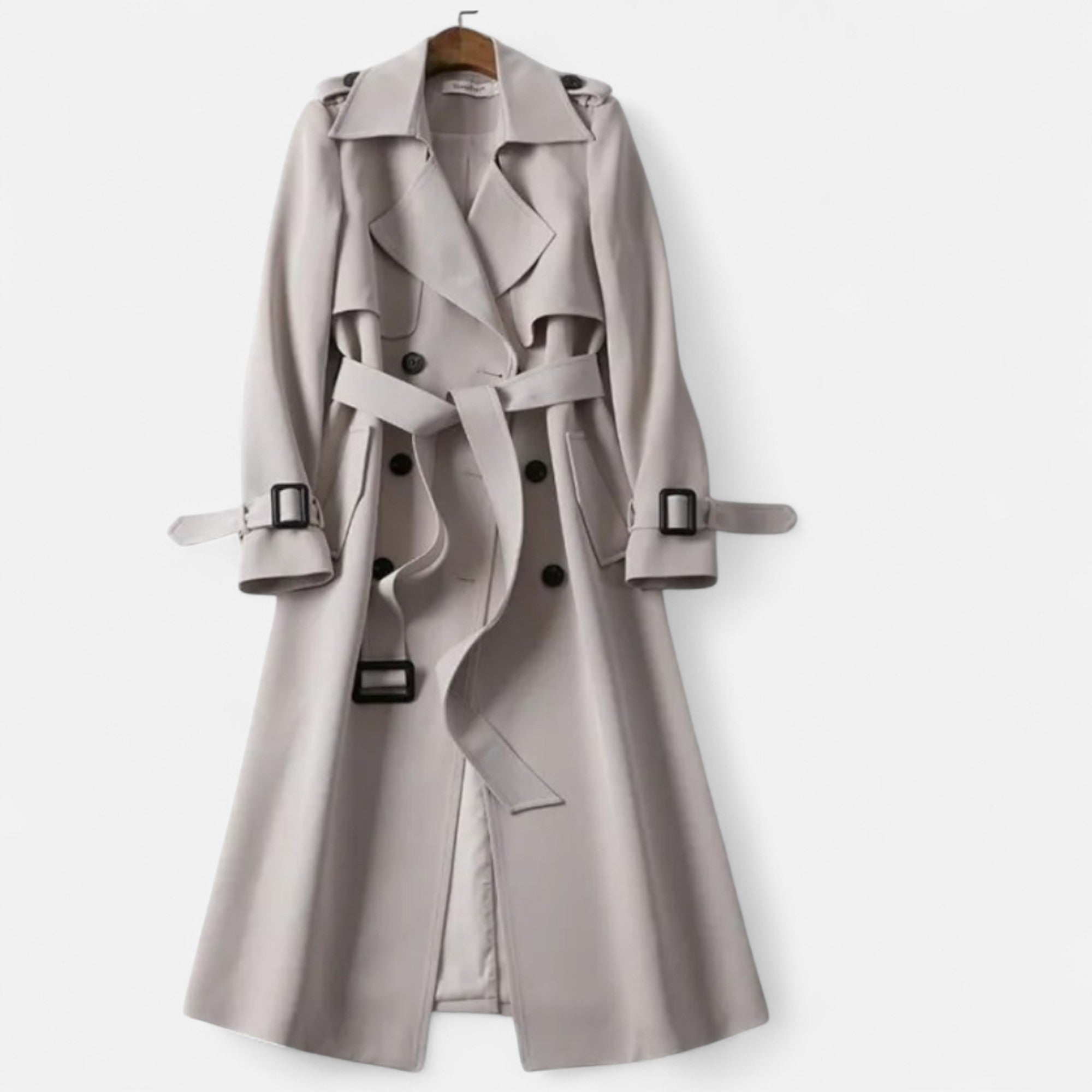 Valmonti | Women’s Mid-Length Tie-Waist Trench – Riviera Heritage