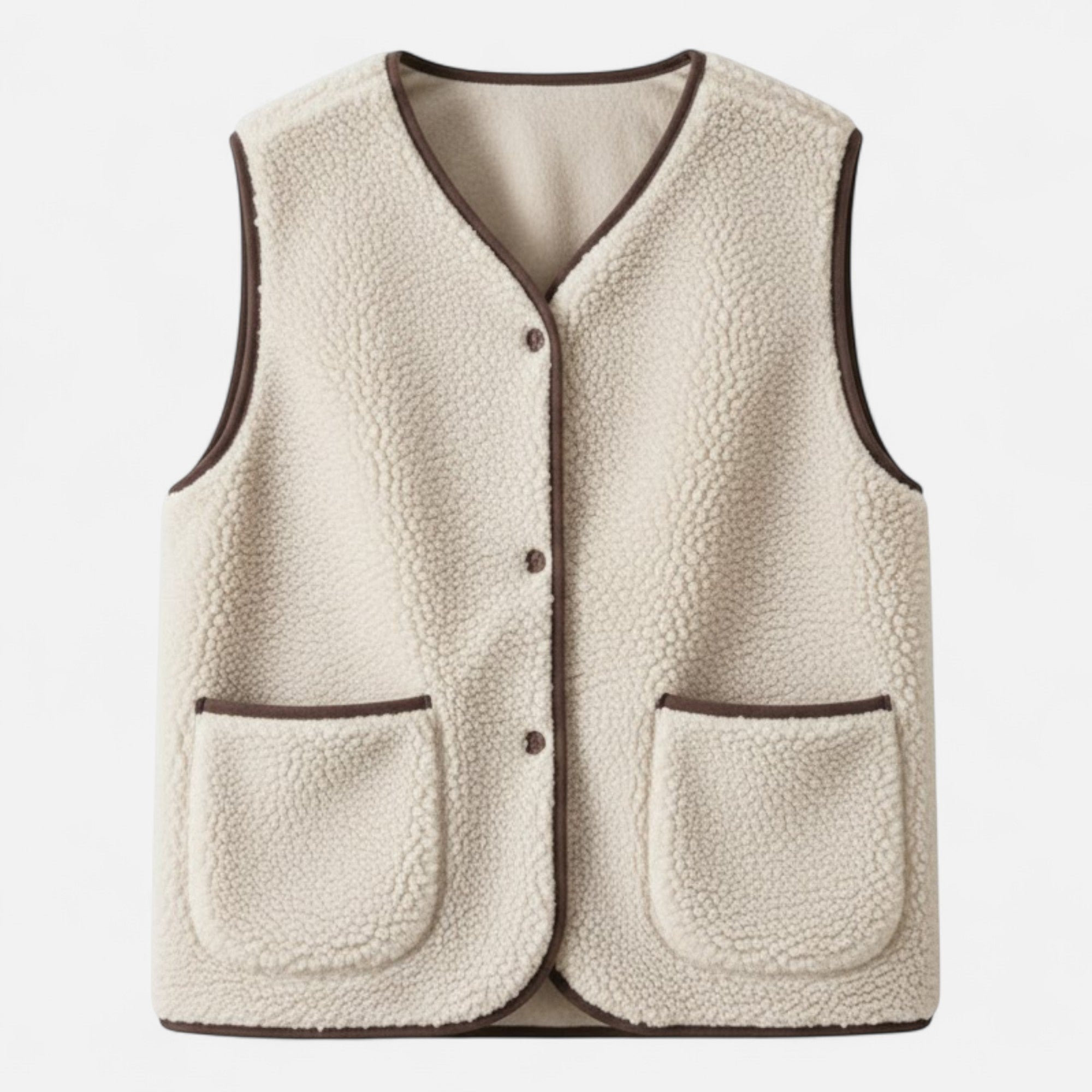 Valmonti | Women’s Plush Cashmere-Blend Vest