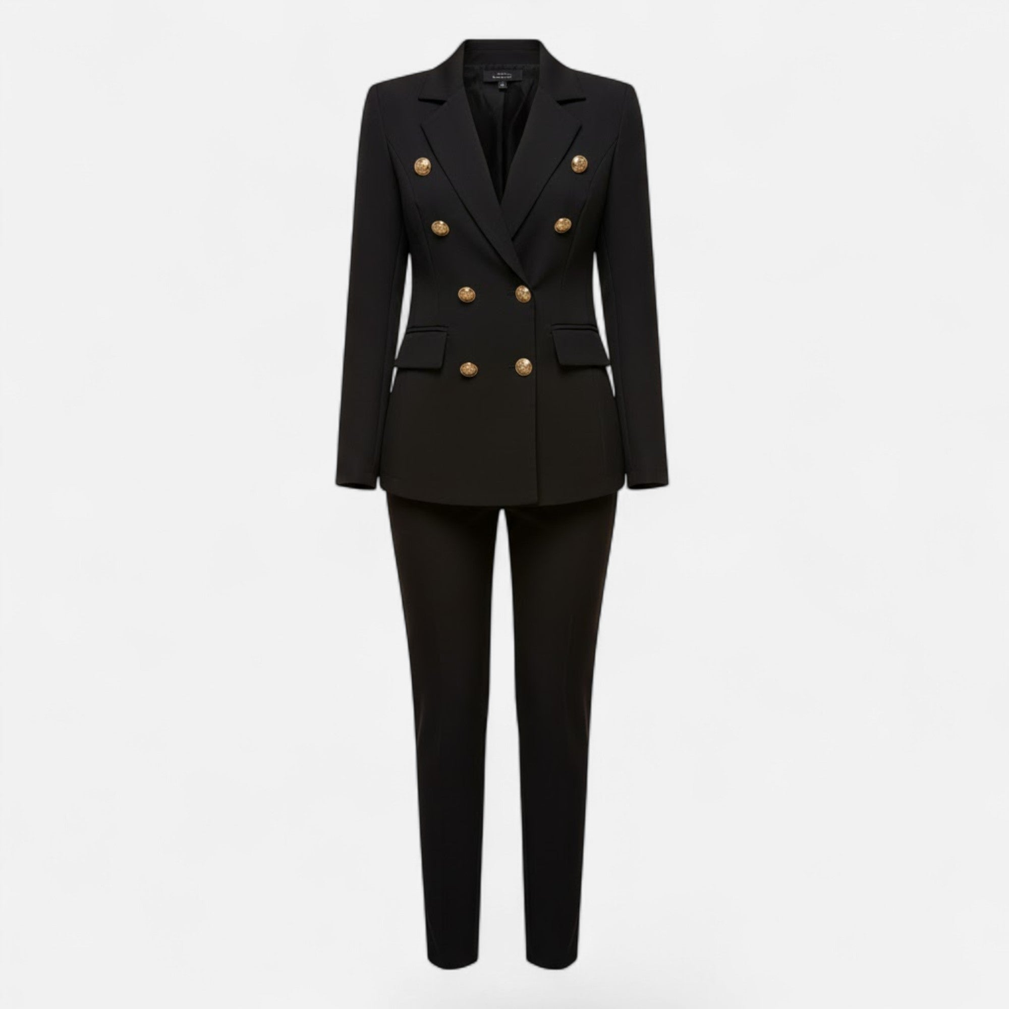 Valmonti | Women’s Solid-Colour Tailored Two-Piece Suit Set