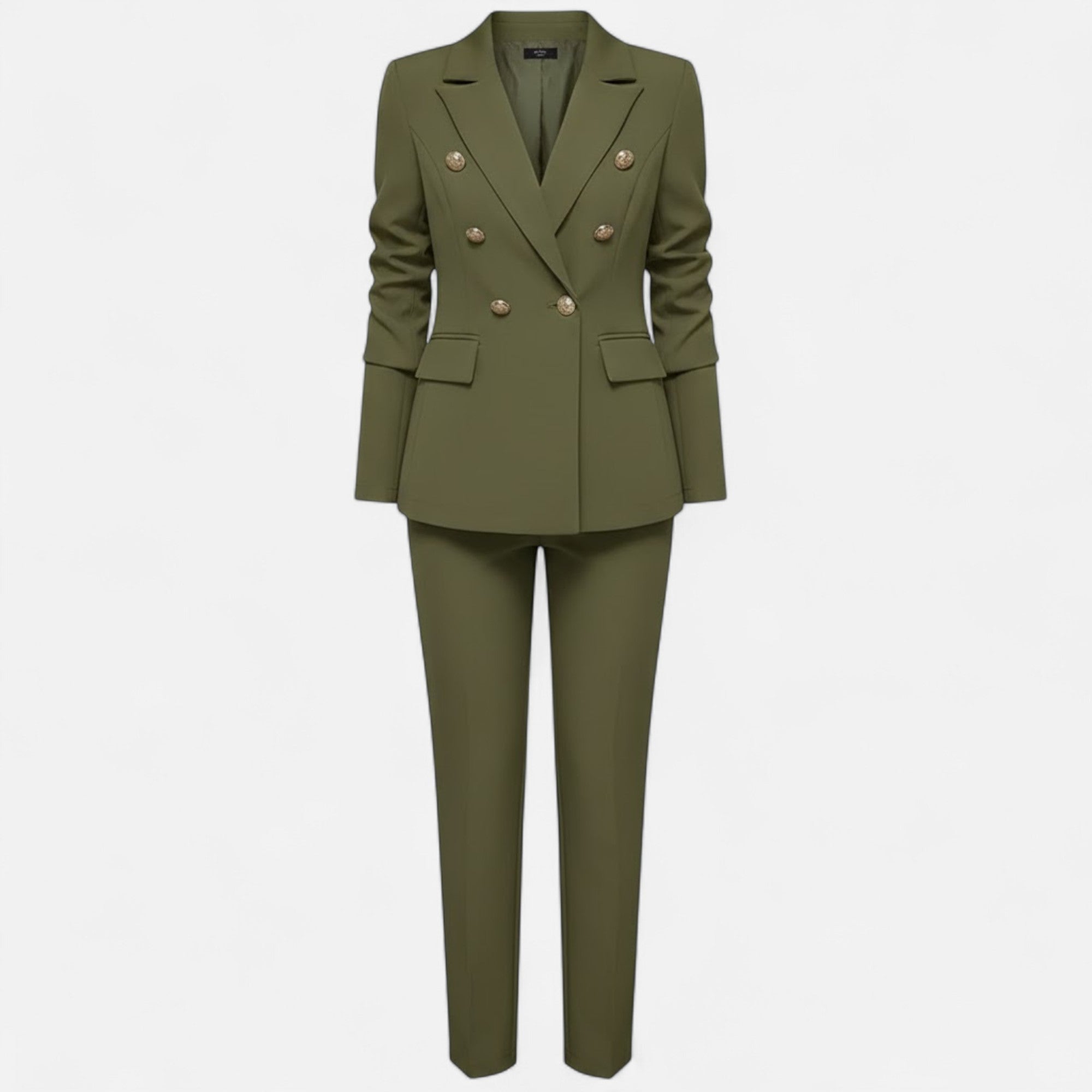 Valmonti | Women’s Solid-Colour Tailored Two-Piece Suit Set
