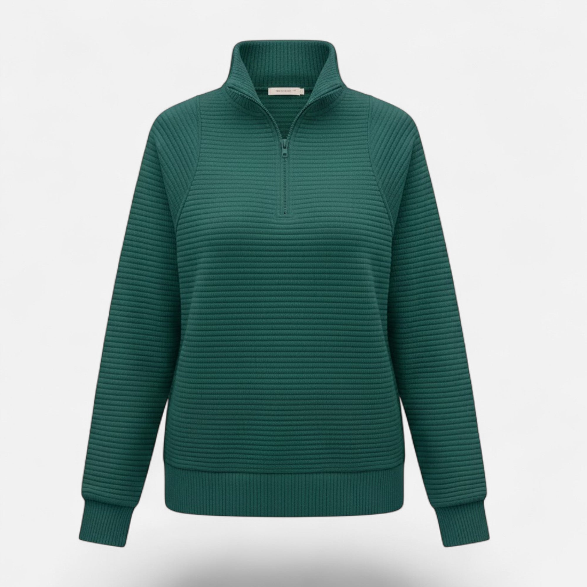 Valmonti | Women’s Zipper Stand-Collar Knit Sweaters