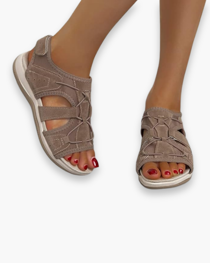 Sandalias cómodas de verano para mujer, transpirables, ajustables, ligeras, para caminar todos los días