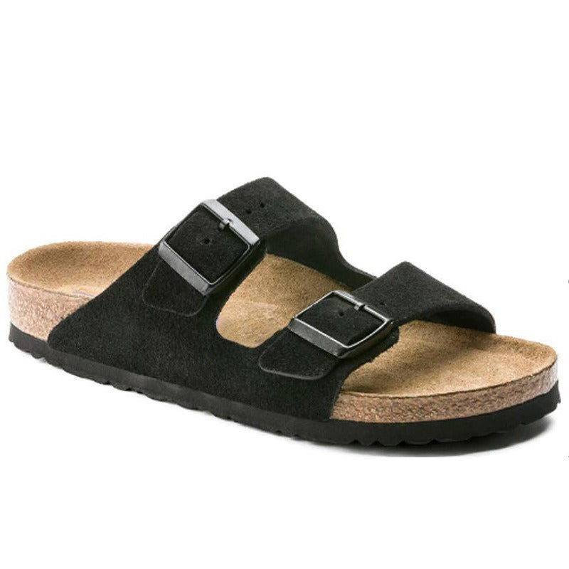Unisex Orthopaedic Cork Footbed Sandals – Comfortable Supportive Lightweight Adjustable Casual Everyday Footwear