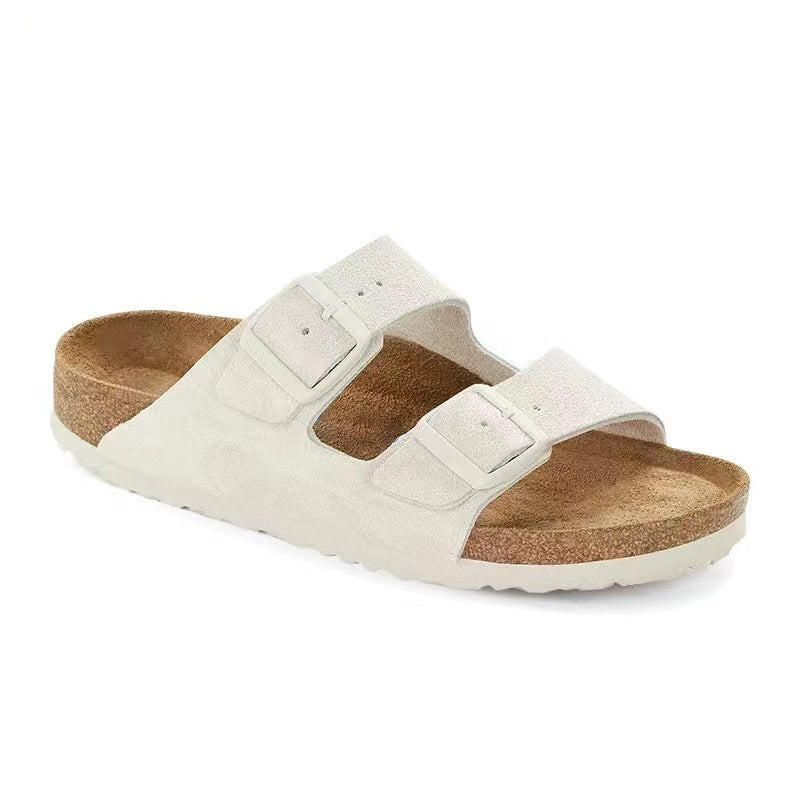 Unisex Orthopaedic Cork Footbed Sandals – Comfortable Supportive Lightweight Adjustable Casual Everyday Footwear