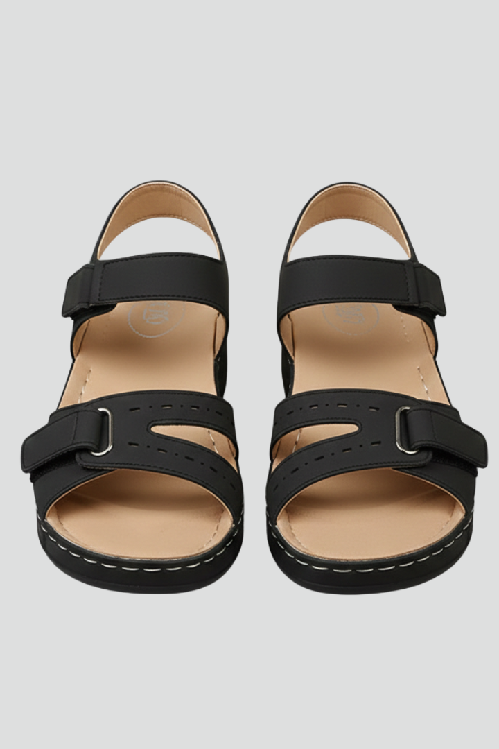 Women’s Adjustable Wedge Sandals – Supportive Summer Shoes for Daily and Travel Wear