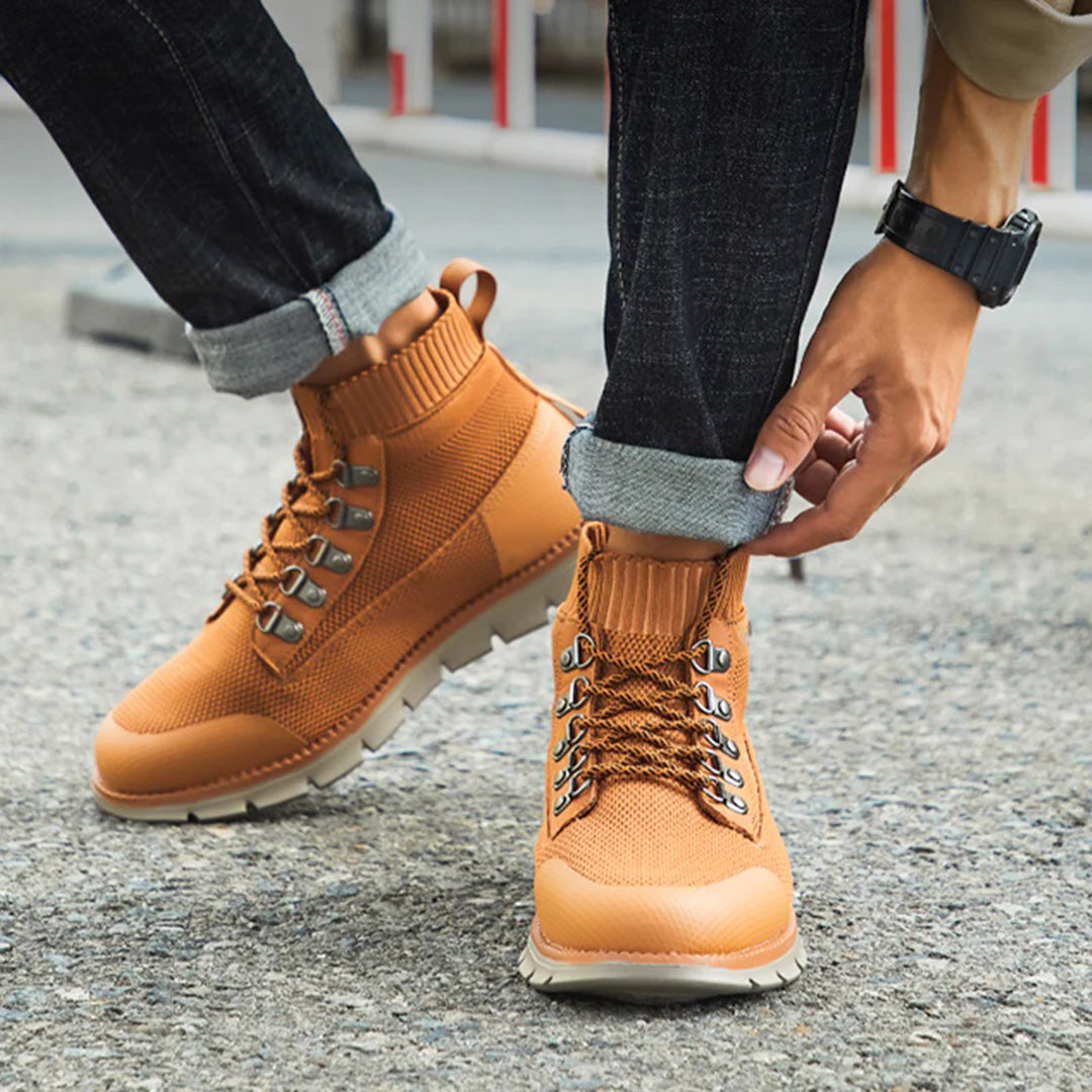 Herren-Sneaker aus atmungsaktivem Mesh mit hohem Schaft – Leichter Halt für den Alltag