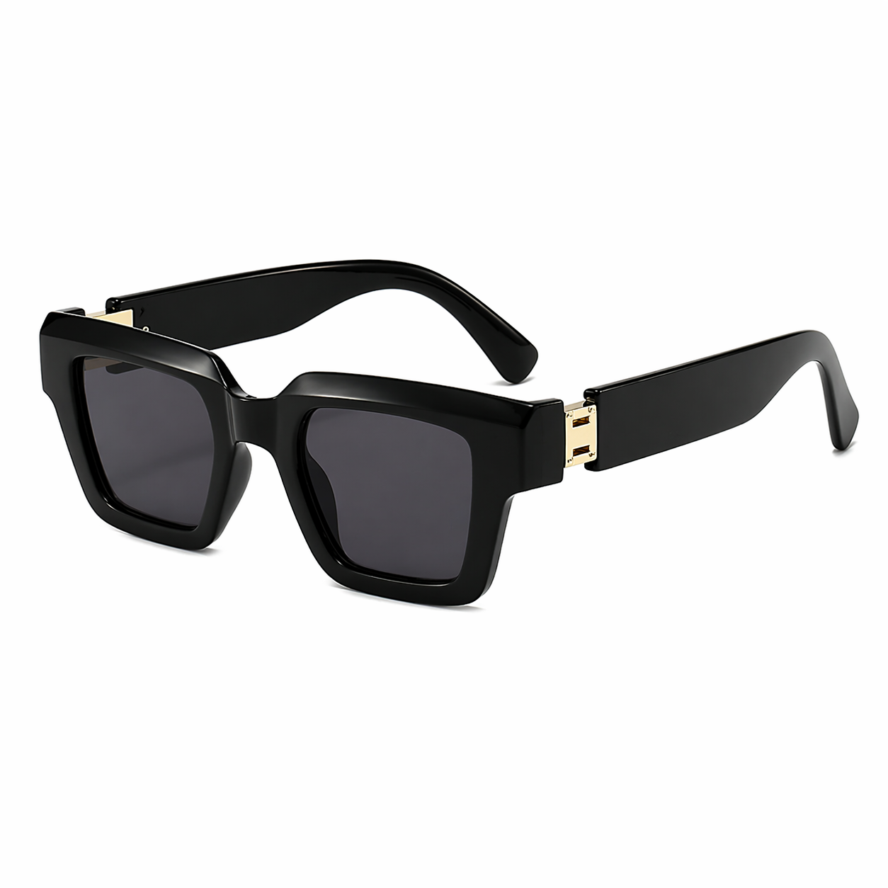 Men’s Angular Frame Sunglasses Bold Statement Modern Design