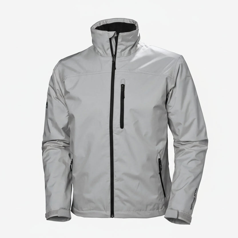 Men’s Waterproof & Windproof Crew Jacket – Breathable 2-Layer Outdoor Jacket for Everyday & Adventure