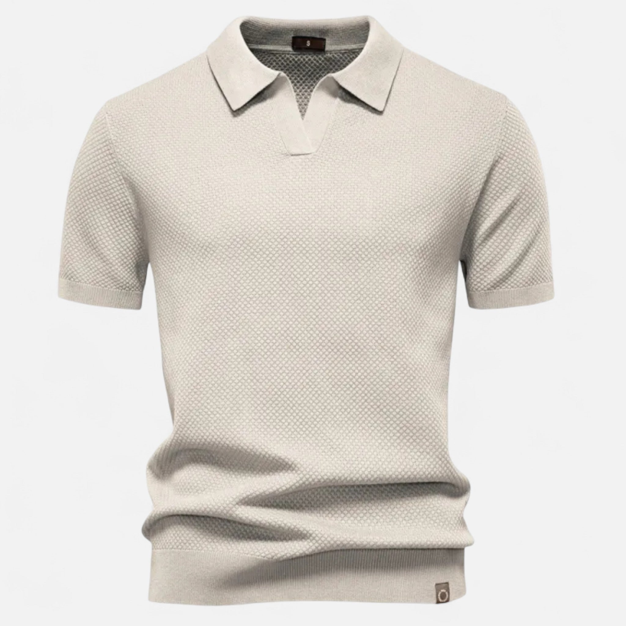 Valmonti | Men’s Pineapple Wool Polo Shirt