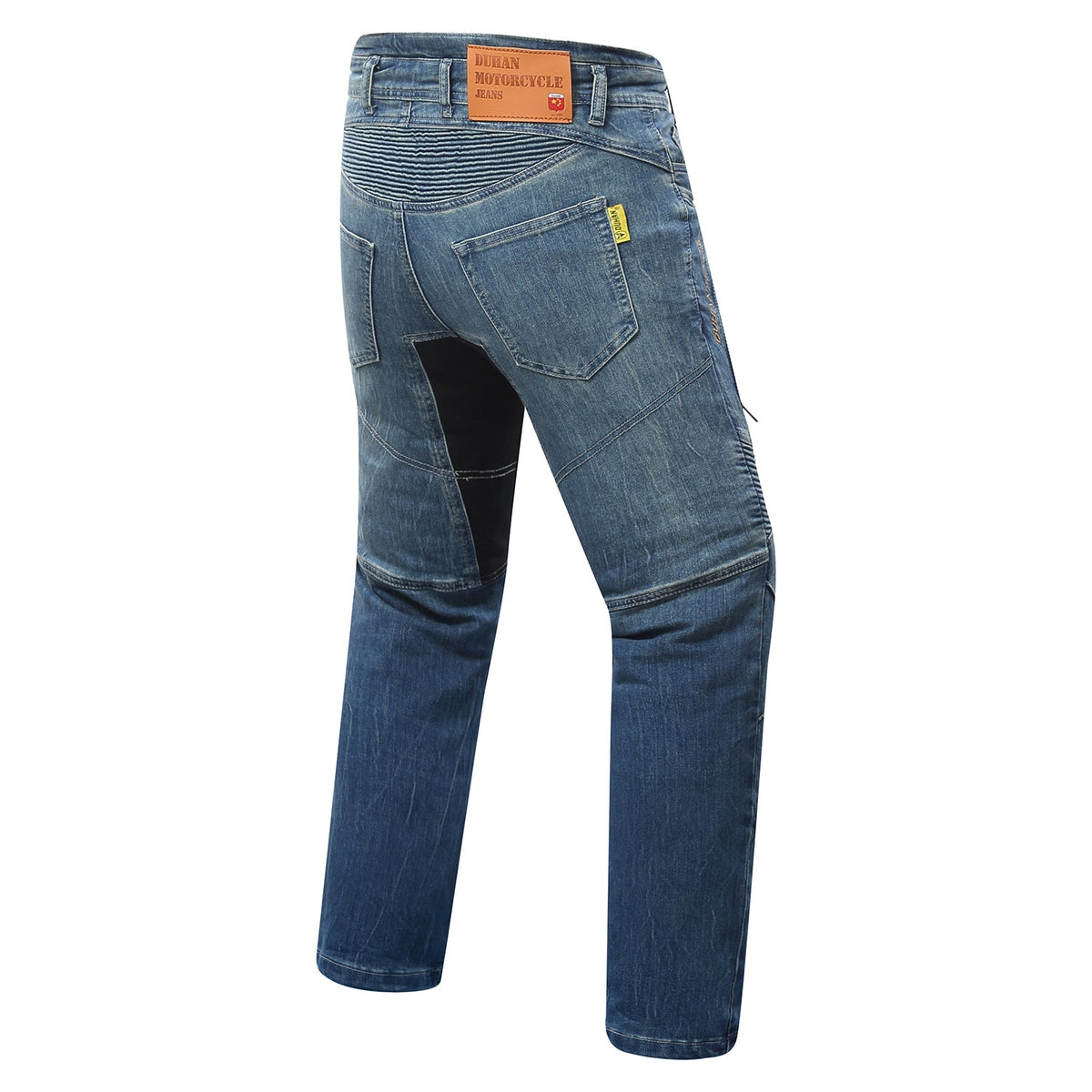 Men’s Protective Motorcycle Jeans – Reinforced Denim Riding Trousers with Removable Armour for Autumn and Winter Road Wear