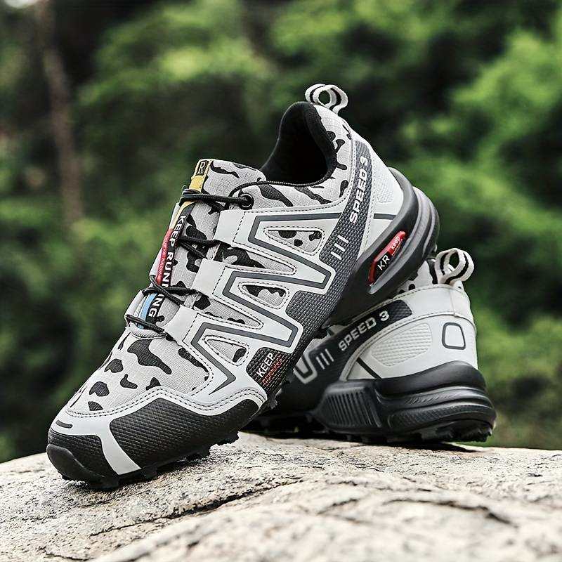 Scarpe da trekking basse impermeabili da uomo - Scarpe outdoor leggere e aderenti per sentieri, passeggiate, viaggi, campeggio e avventure quotidiane