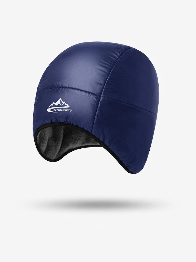 Thermische Winter-Schädelmütze für Herren - Outdoor-Mütze mit Fleecefutter und verlängertem Ohrenschutz