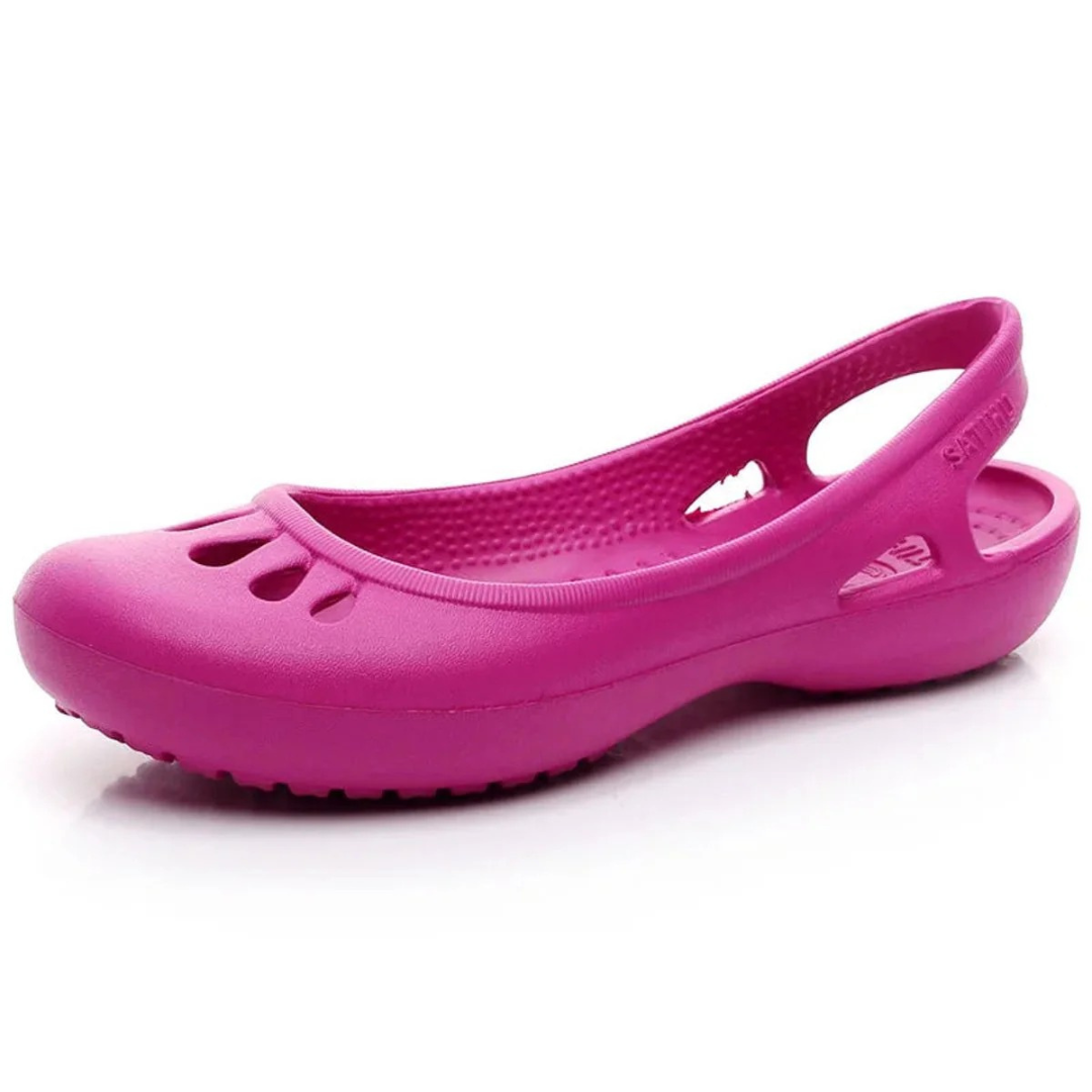 Women’s Lightweight Flat Comfort Sandals – Printed Summer Shoes for Walking and Holidays